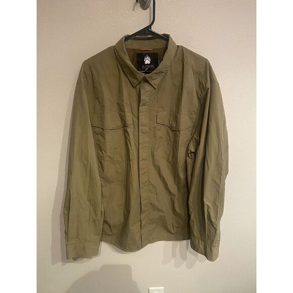 Alaskan Hardgear Duluth Mens Jacket XL Nylon Lightweight Vented Snap Button - Picture 1 of 10